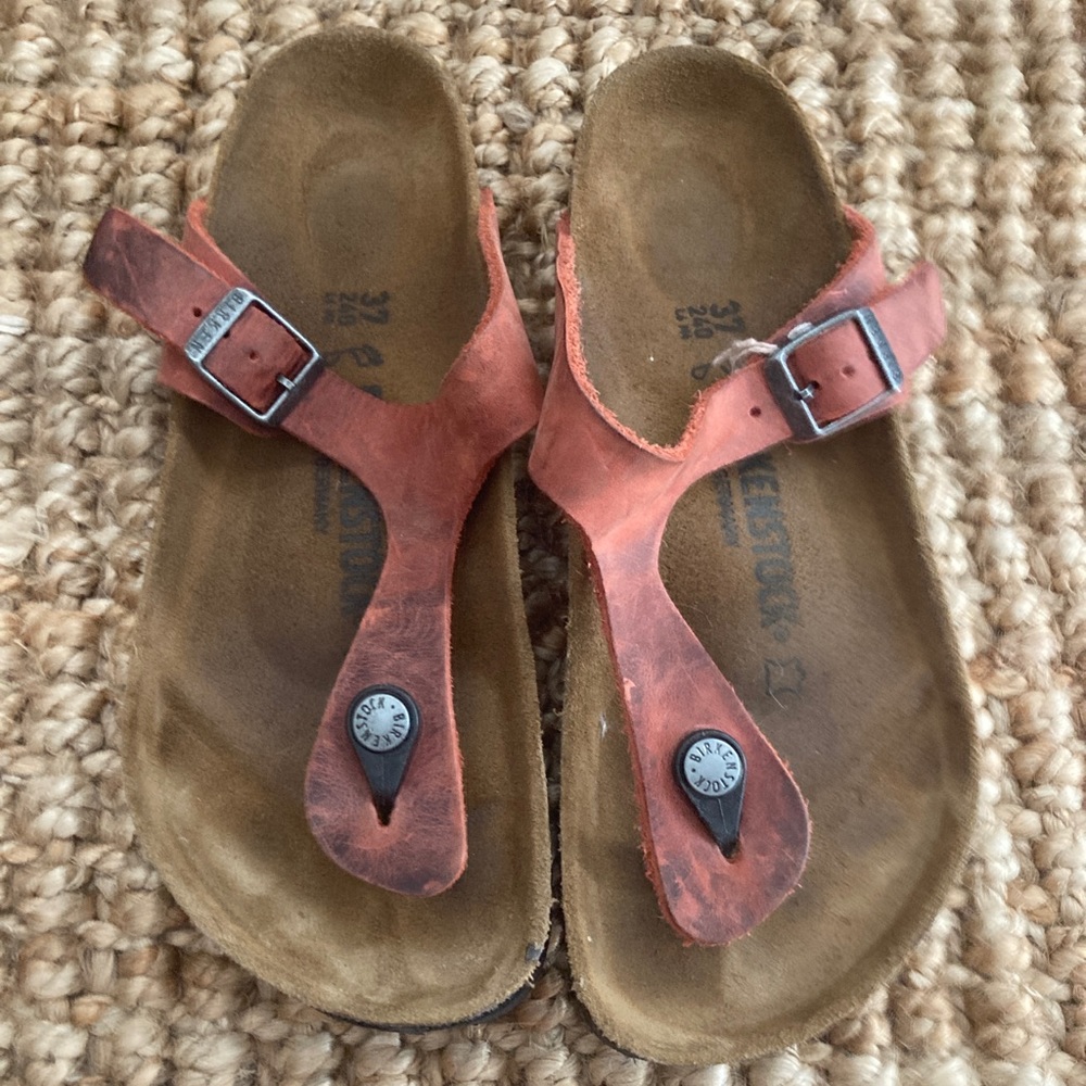 Birkenstock Gizeh 37 Red/Brown